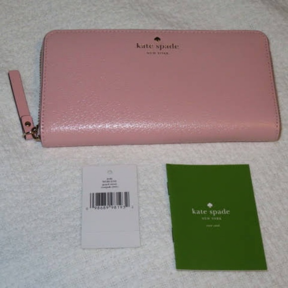 kate spade Handbags - Kate Spade Grand Street Neda Wallet Rosejade Pink